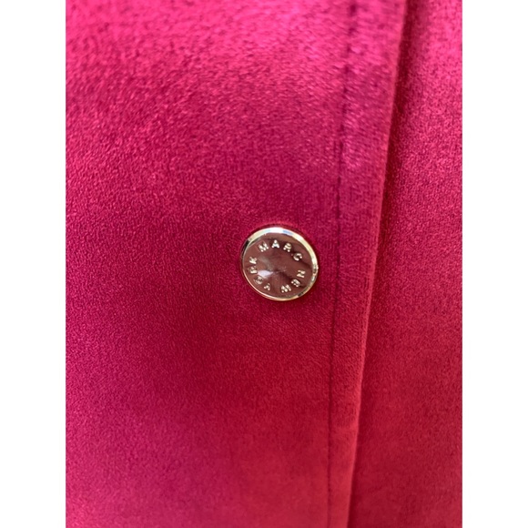 MatNew York faux suede red short coat, NWT, XS - Picture 9 of 12